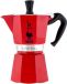 Bialetti Moka Express Cafetière, 6 tasses, 300 ml, rouge