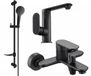 Mexen Milo DF05 set de bain, noir