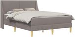 vidaXL Bedframe met matras 2 st Verwijderbare hoes