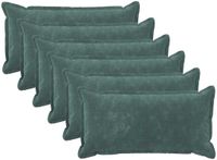 vidaXL - Kussensloop - 6 stuks - Zeeblauw - 40 x 80 cm - Katoensatijn