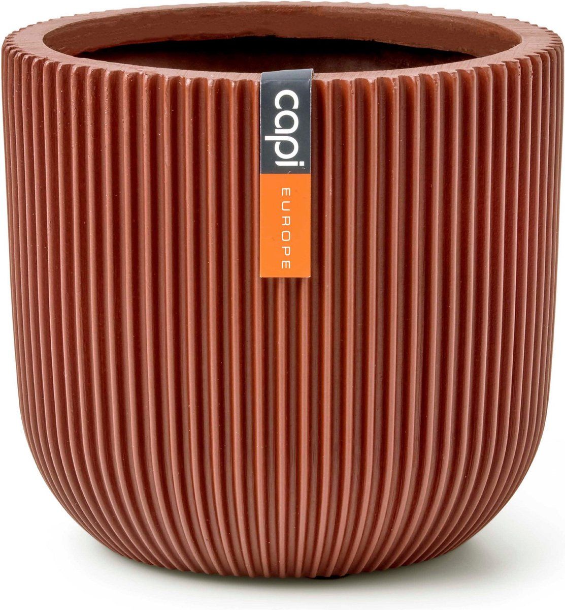 Capi Europe Bloempot bol Groove - 9x8 cm - Merlot Rood