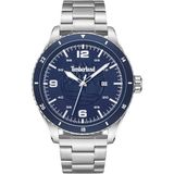 Timberland TDWGH0010504 Heren Polshorloge Analoog Zilverkleurig Blauw Staal