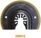 CMT OMM18-X1 87mm Ronde BIM/TiN multitoolzaagblad voor hout en metaal