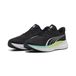 PUMA Pounce Lite 2 uniseks hardloopschoenen 42, Black Intense Mint Sunny Lime Green