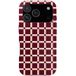 Selencia Vivid Backcover pour l'Apple iPhone 18 Pro / 17 Pro - Check This Burgundy