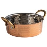 APS 40733 MUMBAI roestvrijstalen pot koperlook Ø 14,0 cm 0,5 liter