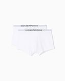 Emporio Armani Heren Boxershorts (2-pack) - Wit - Maat M
