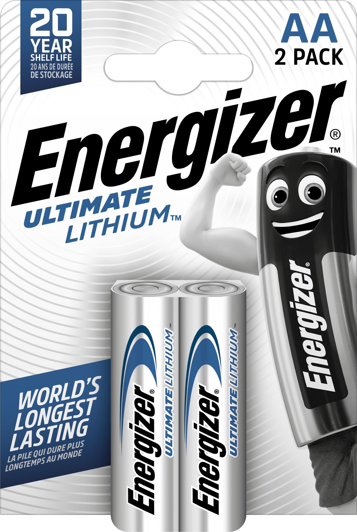 Energizer ENLITHIUMAAP2 AA Lithium Batterijen - 2 stuks
