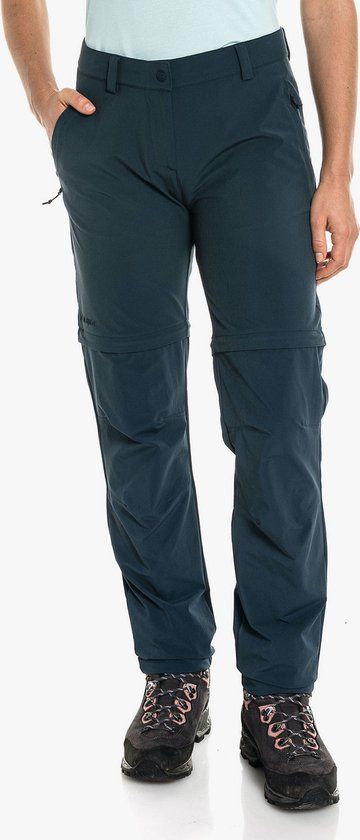 Schöffel Ascona Zip Off Broek Dames - Dress blues - Maat 42 - Lente/Zomer 2023