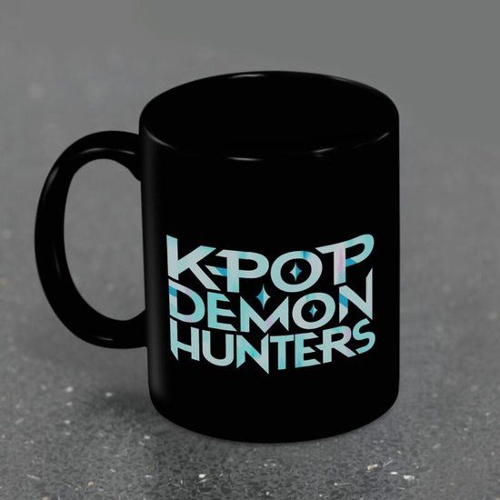 KPop Demon Hunters KPop Logo Unisex Kop - Zwart