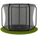 VirtuFit GroundLevel Trampoline - Met Veiligheidsnet - Rond - Ø251 cm - Ingraaftrampoline - Voor Kinderen - Zwart