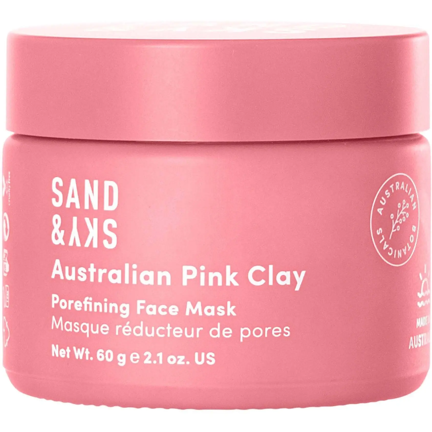 Sand & Sky Australian Pink Clay Porefining Face Mask 60 G female