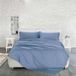 PENSIERI DELICATI Beddengoedset voor tweepersoonsbed van satijn, effen, 100% katoen, beddengoedset voor tweepersoonsbedden, 250 x 300 cm, inclusief hoeslaken, dekbedovertrek en 2 kussenslopen