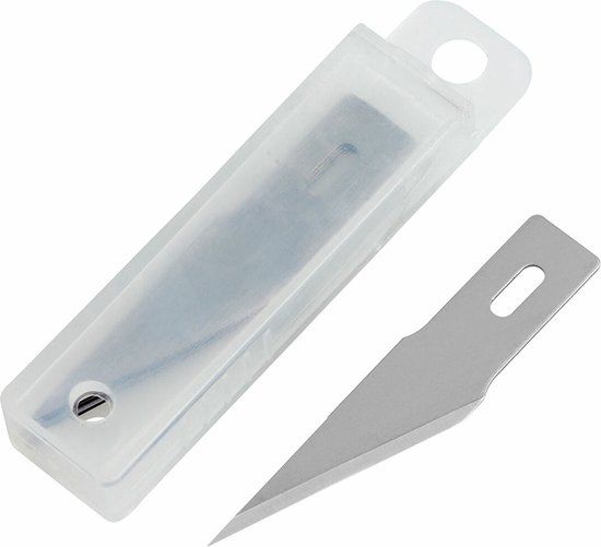 wolfcraft - 5 Scalpel mesjes voor voor precisiemes - Hobbymes - Scalpelmes - 4196000