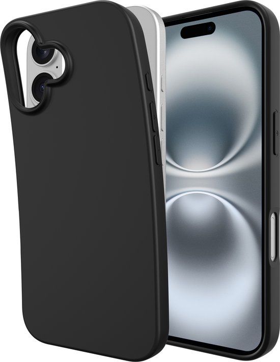 Just in Case Zero% - Achterzijde behuizing voor mobiele telefoon - GRS gerecycled - zacht thermoplastisch polyurethaan (TPU) - zwart - voor Apple iPhone 17