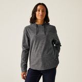 Regatta Mayse Wandelfleece met Capuchon voor Dames - Polyester - Lange Mouw - Grijs