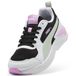 PUMA Sneakers X-Ray 4 Enfant et Adolescent, Black Créme de Mint White Green, 36 EU