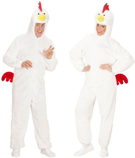 Widmann Kip Kostuum Medium - Carnaval Verkleedkleding