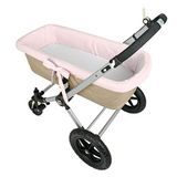 Babyline FUCARO draagtas, hypoallergeen en zacht, ademend, hoes voor babykuip, 100% Spaanse productie (roze baby piqué), kleur babyroze, 90 x 40 cm