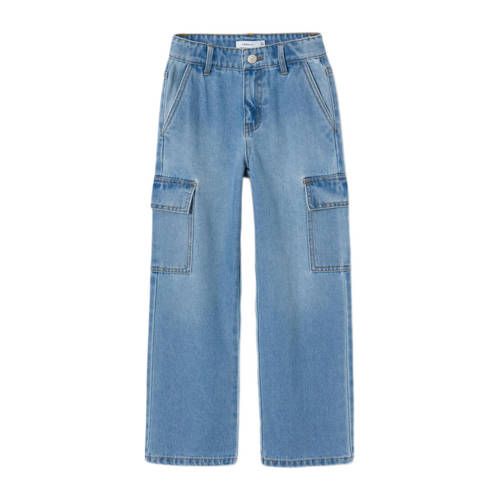 NAME IT KIDS Wide Leg Jeans NKFROSE Light Blue Denim