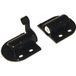 Sugatsune Pivot d'abattant sur amortisseur - Profondeur : 16 mm - Amortisseur : Avec - Décor : Noir