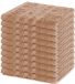 Lavea® Set van 10 Washandjes 30x30 cm | 100% Katoen | Cappuccino