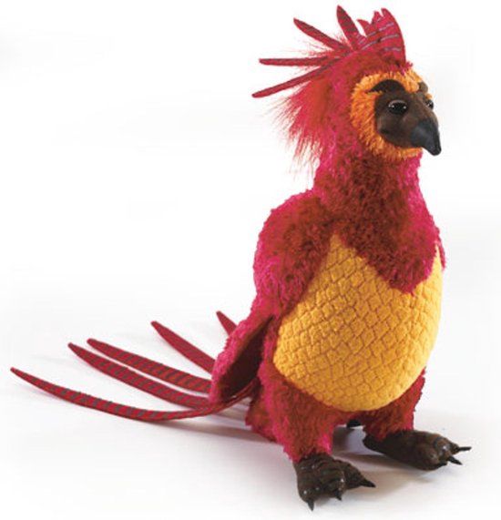 The Noble Collection Harry Potter Felix the Phoenix Plush - 100cm - Red