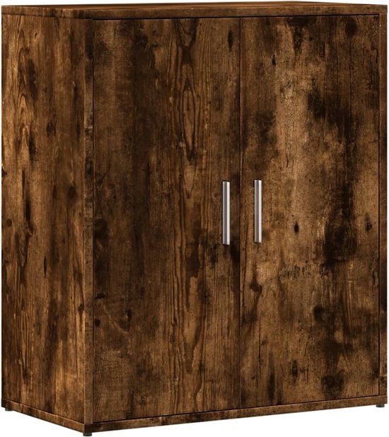 vidaXL Dressoir 60x31x70 cm bewerkt hout gerookt eikenkleurig