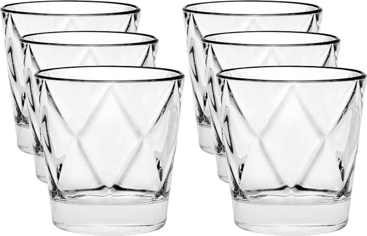 Vidivi 12x Luxe drinkglazen/waterglazen Concerto transparant 290 ml - Wijnglazen Concerto 290 ml