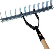 Hendrik Jan Verticuteerhark - 12 tanden - Steel 150 cm - Essenhout