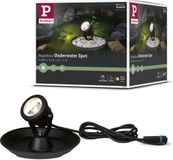 Paulmann Plug & Shine Underwater LED Spotlight - IP68 - 3000K - Black - 2m Cable