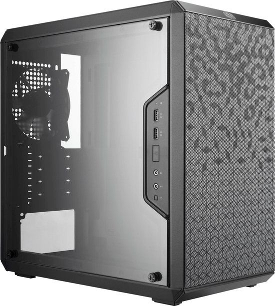 Cooler Master MasterBox Q300L - Black - Micro-ATX/Mini-ITX - Tower PC Case