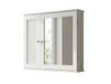 FineBuy Spiegelschrank Weiß 60cm