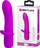 Baile PRETTY LOVE Troy Vibrator, Paars, Siliconen, 12 standen, Oplaadbaar