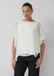 s.Oliver BLACK LABEL s.Oliver - Vrouwen - Relaxed chiffon shirt met jersey bovenkant - Crème - Maat 34