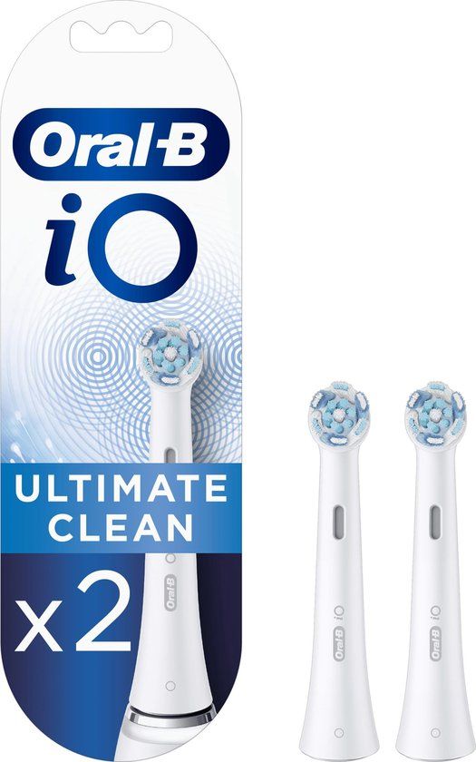 Oral-B iO Ultimate Clean Opzetborstels - 2 Stuks - Wit