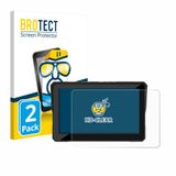 BROTECT Screenprotector voor Carpuride W502S Pro 5" - Folie Beschermfolie transparant 2 Stuks