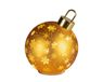Decoris Draaiende kerstbal d18h23 goud