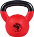 Gorilla Sports Kettlebell - 8 kg - Rouge - Fonte
