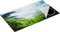 Chefcare Inductie Beschermer Jungle Uitzicht op de Seychellen - 95x55 cm
