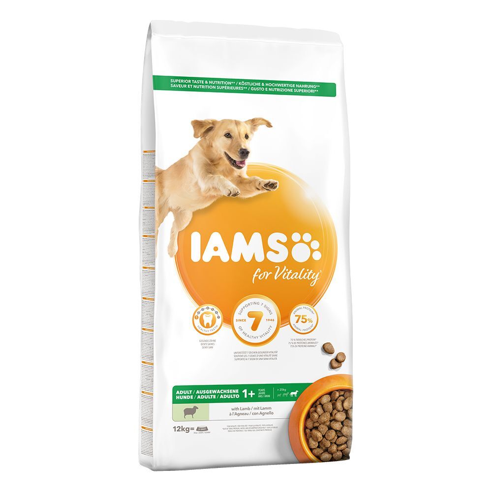 Iams for Vitality Dog Adult Large Lam Hondenvoer - 12 kg