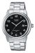 Casio Collection MTP-1221A-1AVEG Horloge - Staal - Zilverkleurig - Zwart