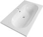 Saniclass Palermo lavabo - 80x47x3.5cm - blanc