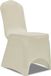 vidaXL Housse de chaise stretch crème 100 pièces