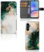 B2Ctelecom Étui pour Samsung Galaxy A05s Marbre Vert