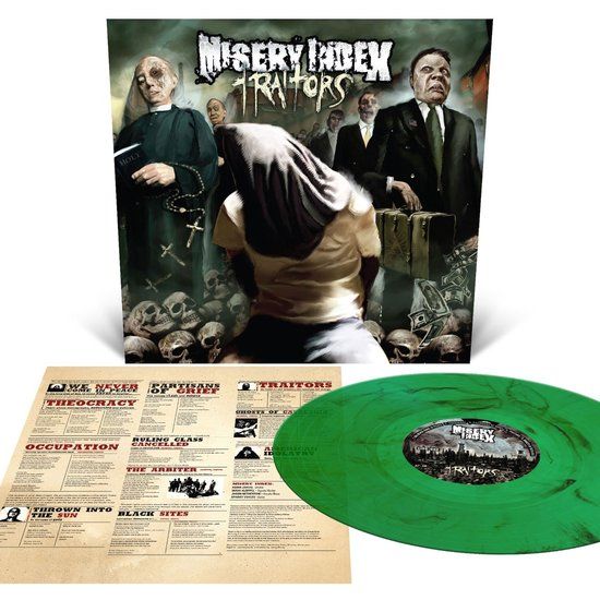 Misery Index Traitors LP Green Limited Edition