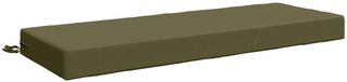 vidaXL Zitkussen SOEST 100% Polyester Olijfgroen 120 x 40 x 10 cm