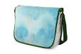 Bonamaison Digitaal bedrukte Messenger schooltas met kaki riem voor studenten, crossbody tas, koerierstas, schoudertas voor kinderen, meisjes, jongens, maat: 29x36 cm