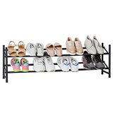 LOVE IT STORE IT Loft open schoenenrek van metaal, smal, matzwart
