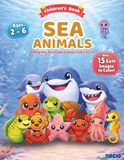 Sea Animals: Amazing Pictures and Fun Facts plus Coloring Pages